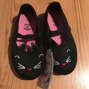 Kitty flats-little girls